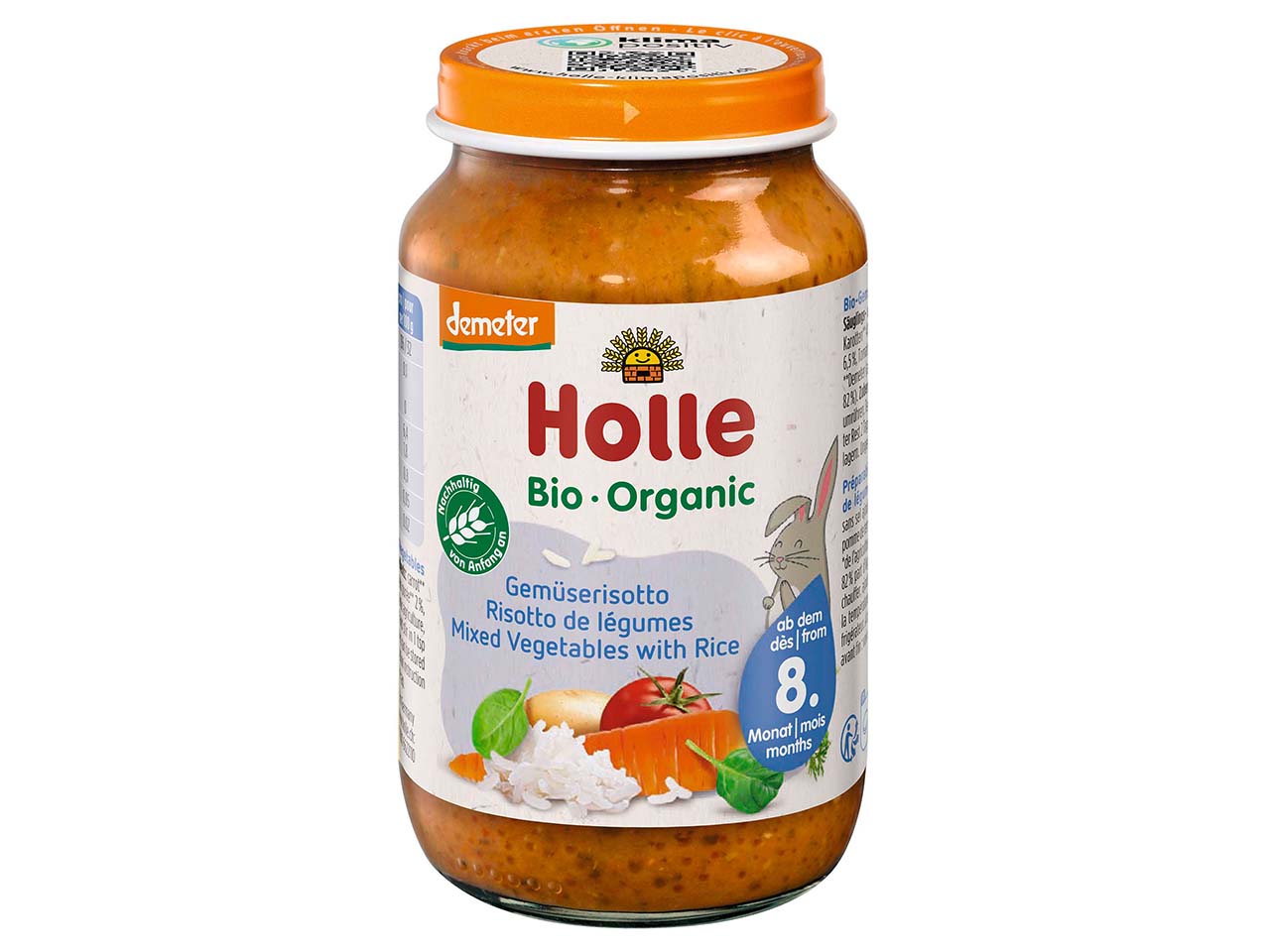 Holle Bio-Gemüserisotto, ab 8. Monat, Beikost, 220 g