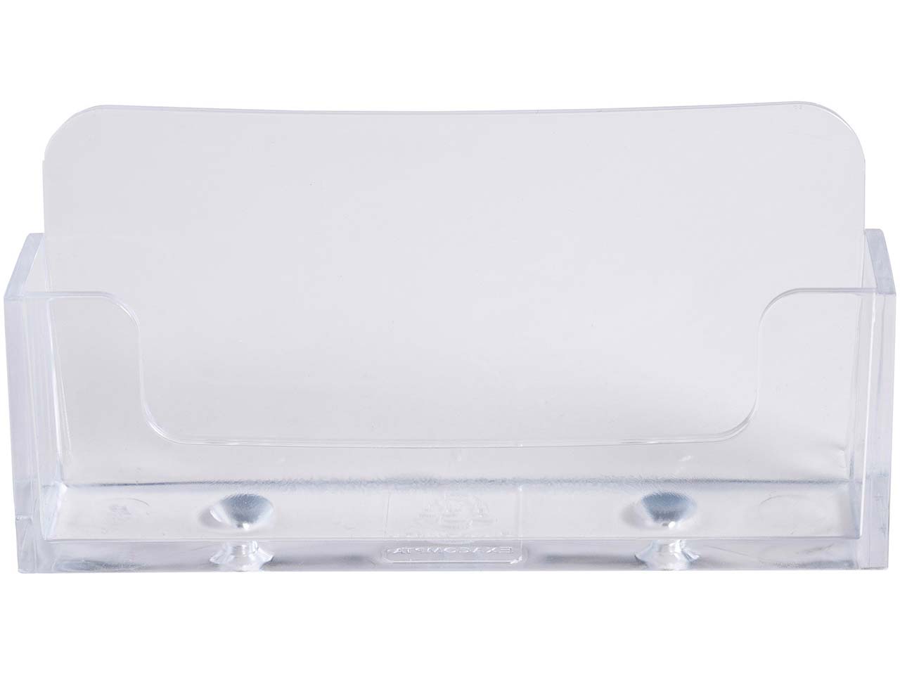 Exacompta Visitenkartenhalter "Exacryl" aus PS, 34 x 102 x 47 mm, transparent Exacompta Visitenkartenhalter "Exacryl" aus PS, 34 x 102 x 47 mm, transparent