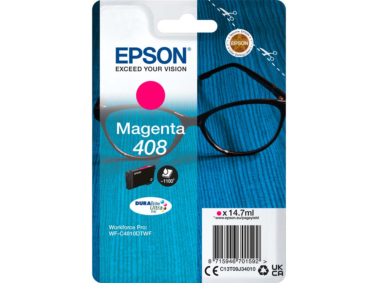 Epson Tintenpatrone 408 magenta