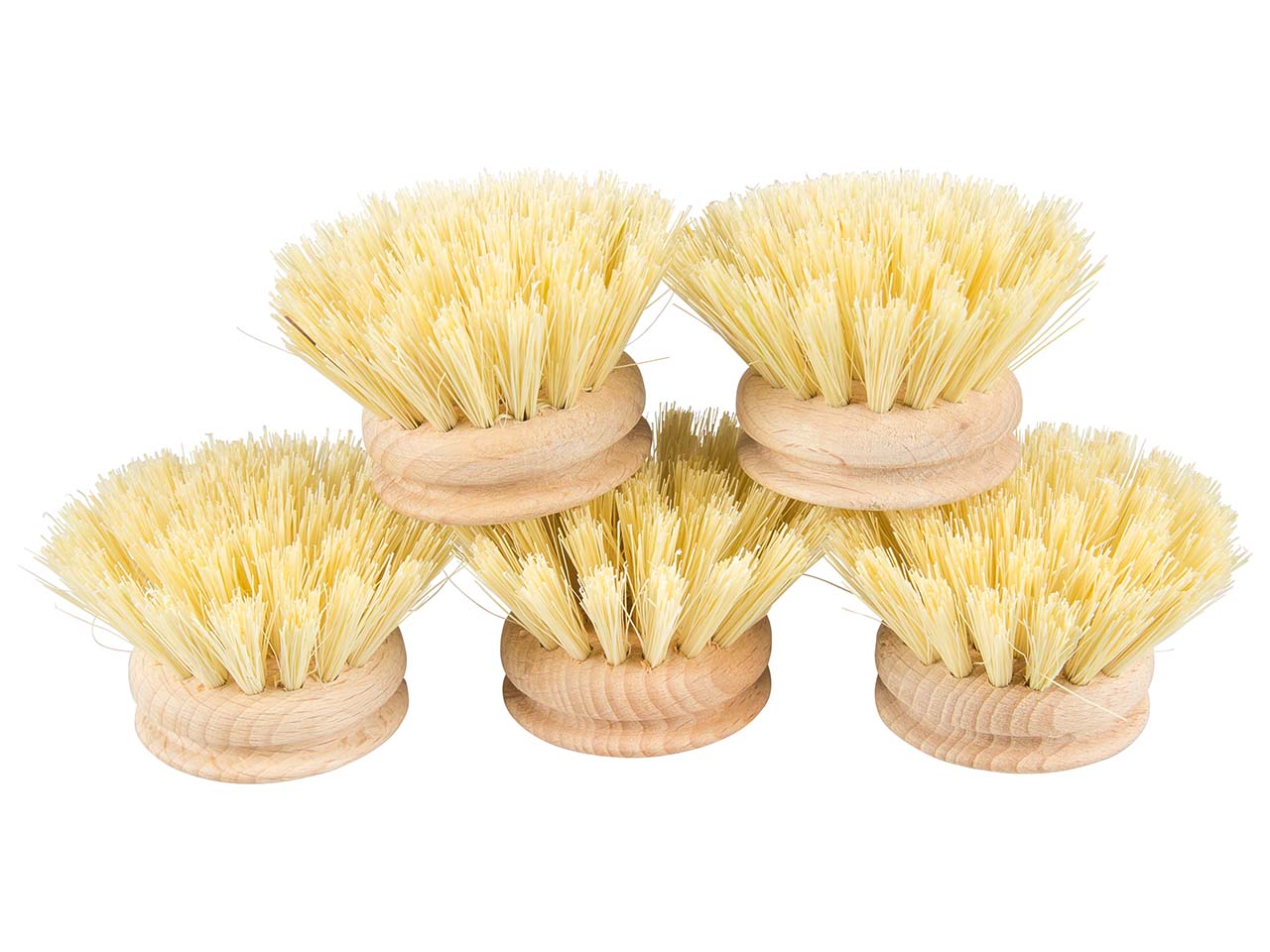 memo Spülbürsten Ersatzköpfe 5er Set, FSC-zertifiziert