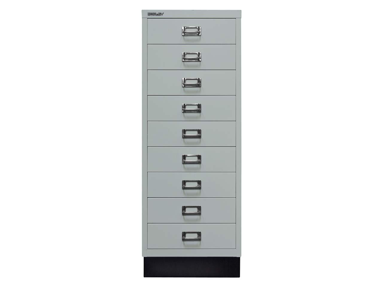 BISLEY Schubladenschrank "MultiDrawer" DIN A3 mit 9 Schubladen lichtgrau