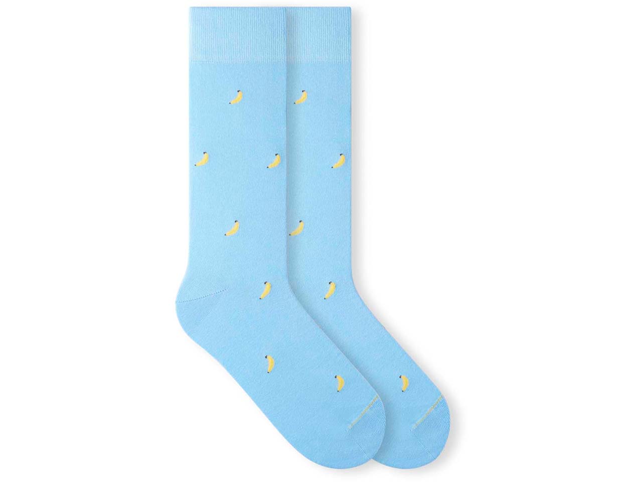 VON JUNGFELD Bio-Socken 'Banana', light blue, Gr. 36/40