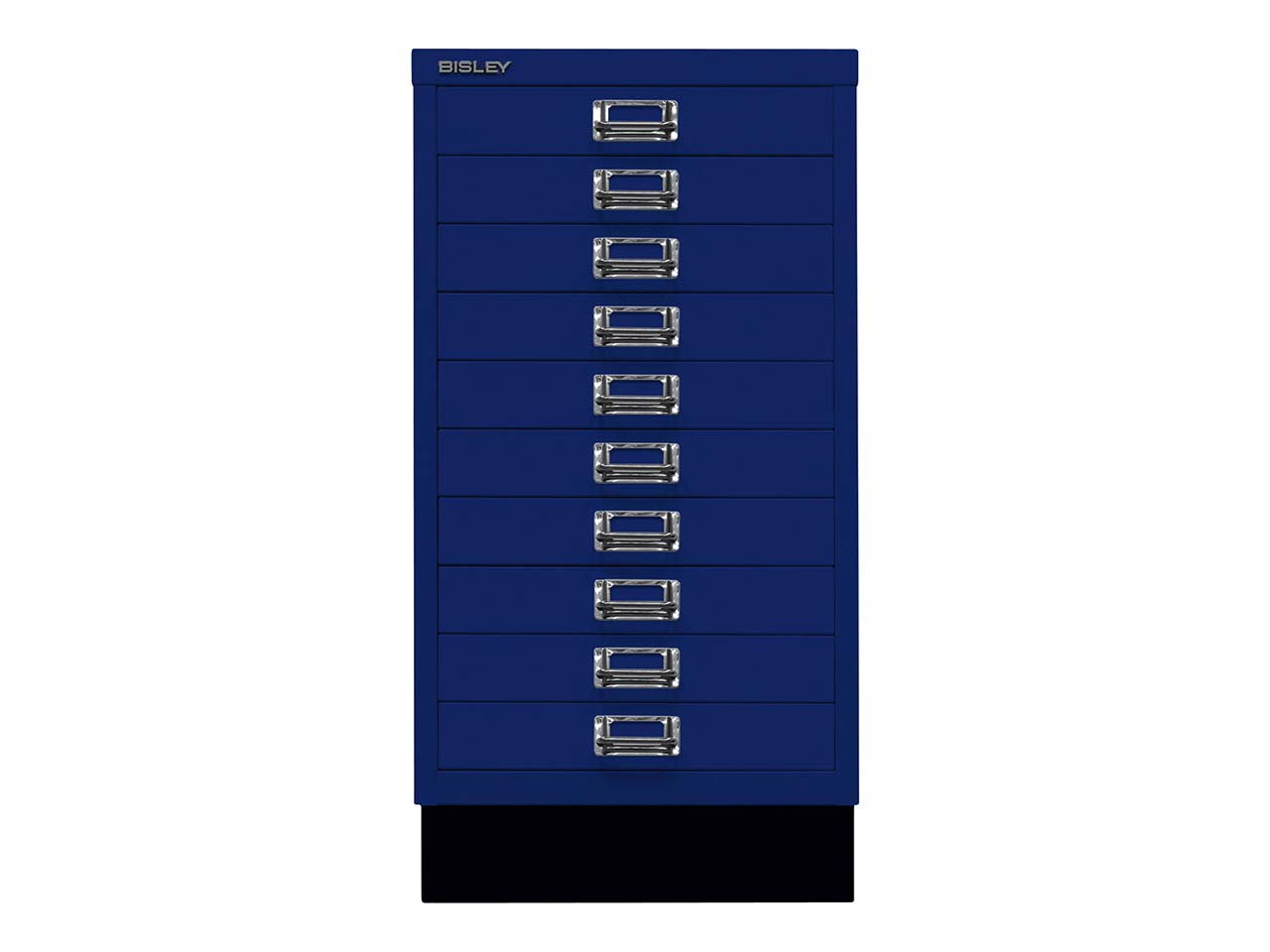 BISLEY Schubladenschrank "MultiDrawer" DIN A3 mit 10 Schubladen oxfordblau