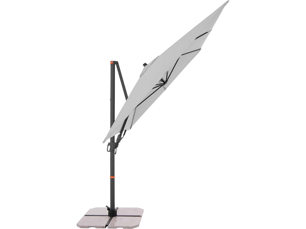 doppler Pendelschirm "myZone AX" 320 x 240 cm, hellgrau