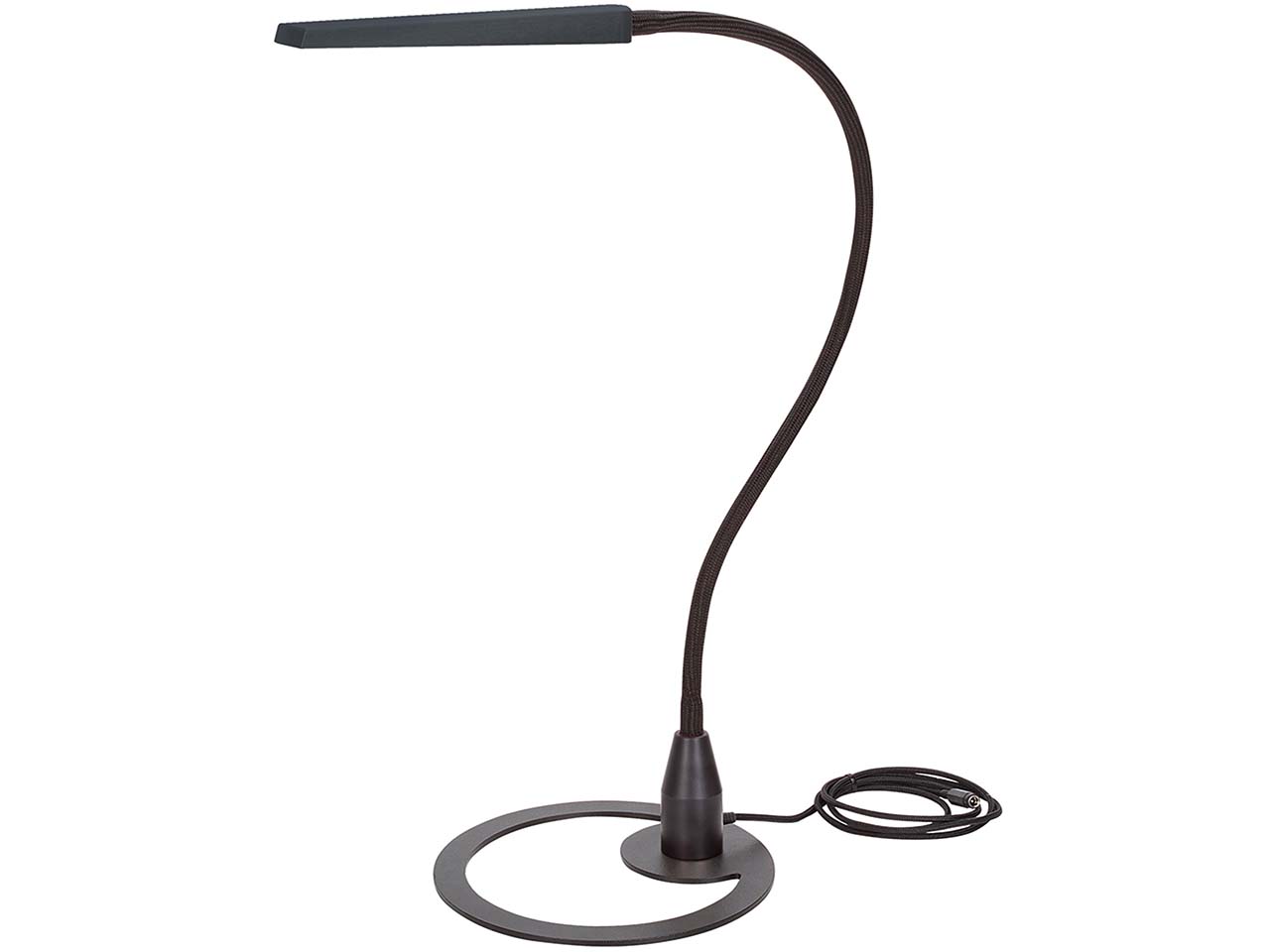 Bauer & Böcker LED-Tischleuchte "Comet" meteorite/black