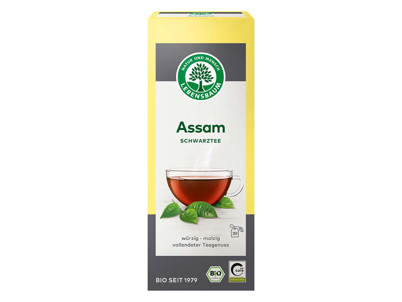 LEBENSBAUM Schwarzer Bio-Tee Assam 20 x 2 g
