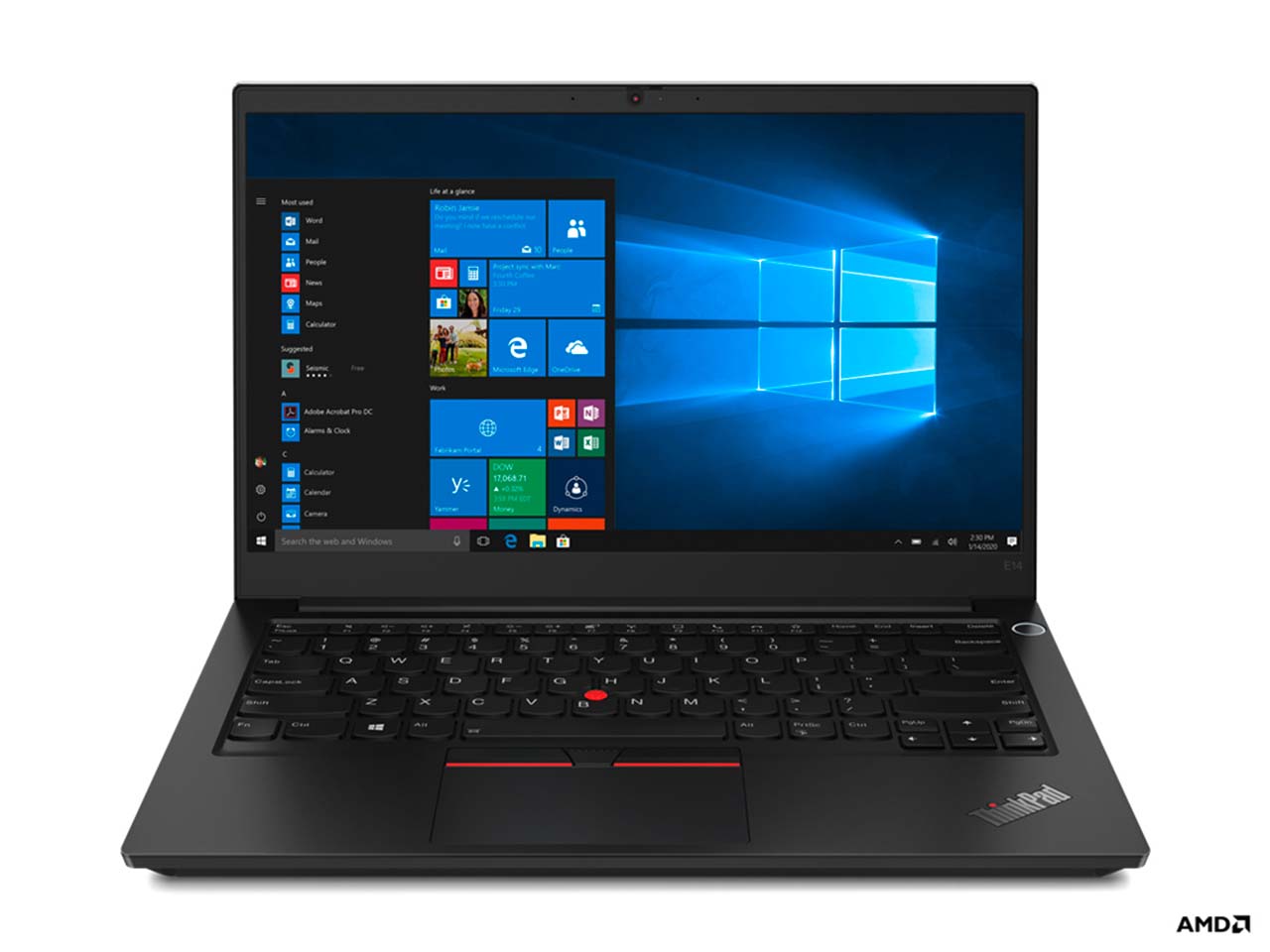 Lenovo Laptop "THINKPAD E14 (2ND GEN)", 256GB ,16GB, refurb.,1. Wahl, sw