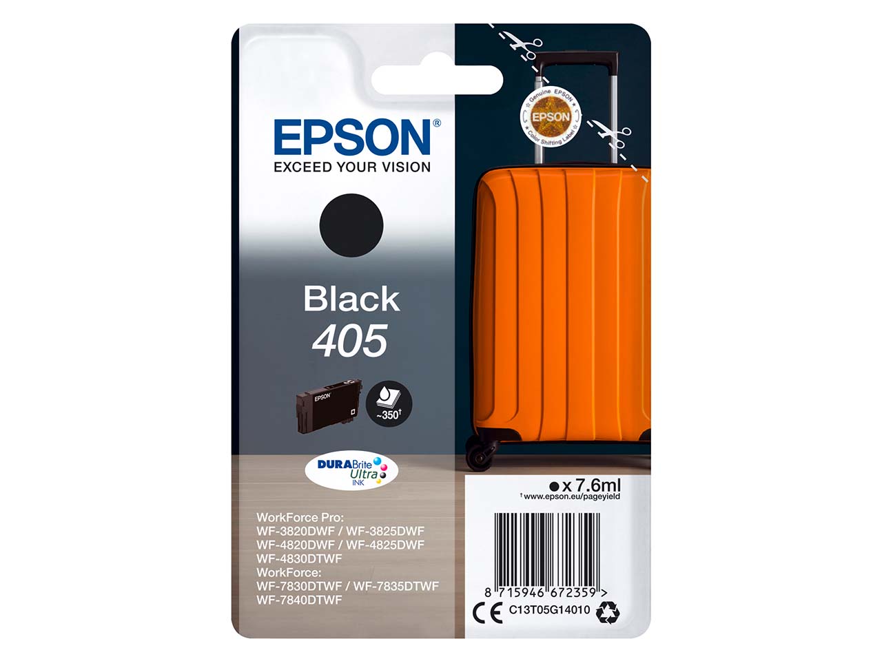 Epson Tintenpatrone 405 schwarz