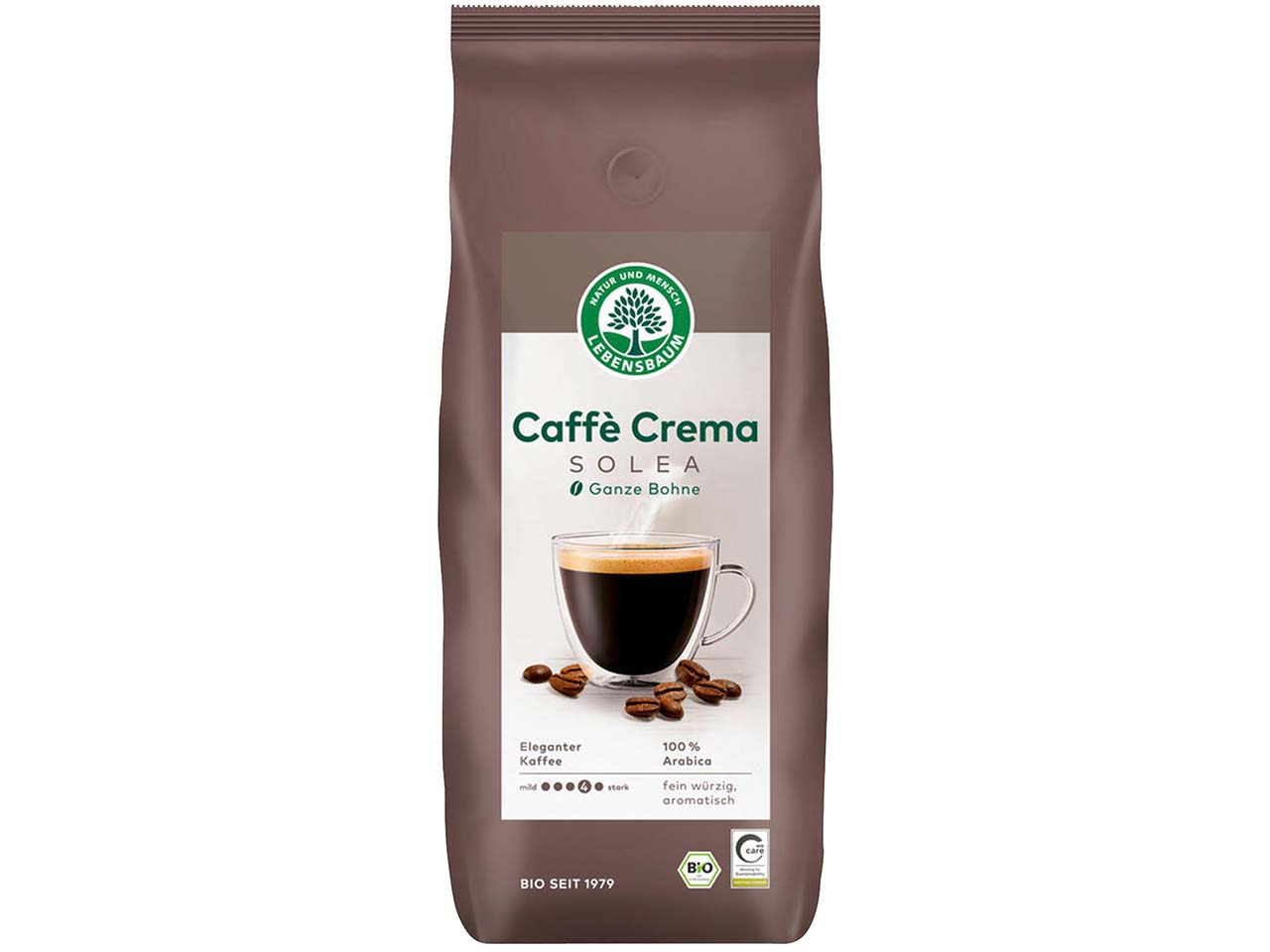 LEBENSBAUM Bio-Kaffee "Caffe Crema Solea", ganze Bohne, 1 kg