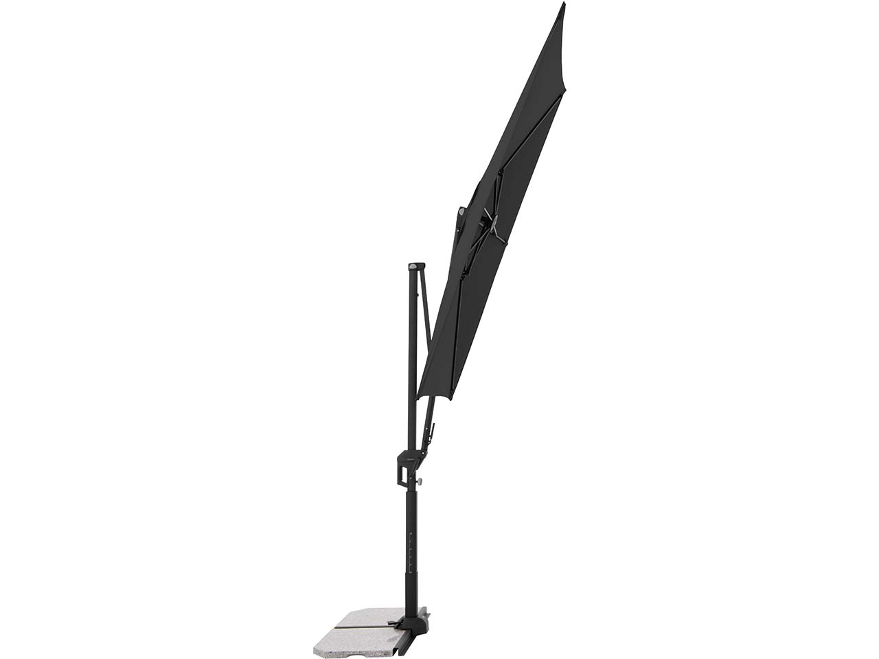 doppler Pendelschirm "ACTIVE Pendel Green Edition" 240 x 135 cm, anthrazit