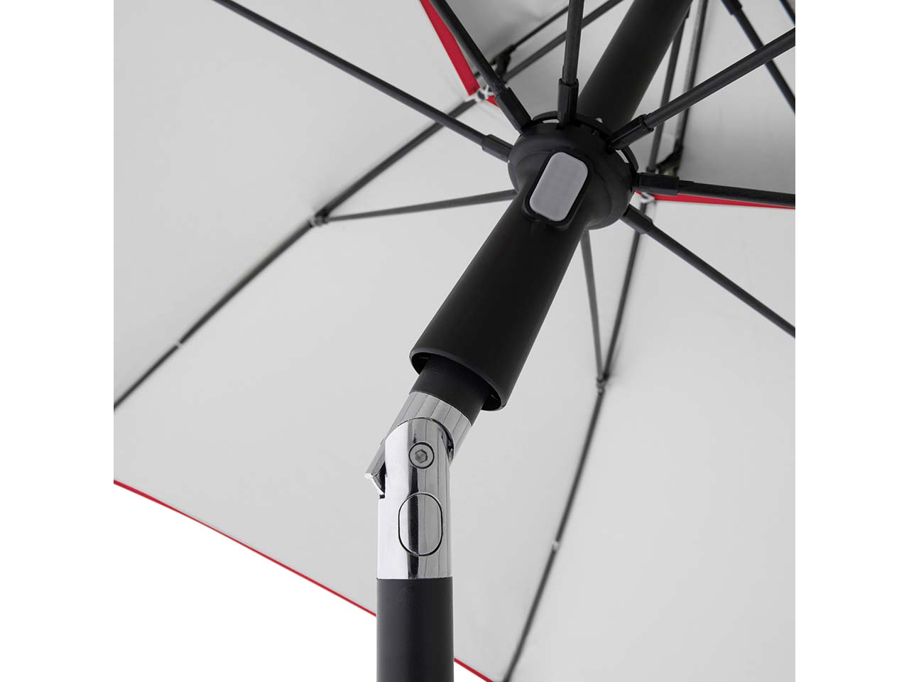 doppler Sonnenschirm "GS WINDPROFI NEO" mit Tragetasche Ø 200 cm, rot
