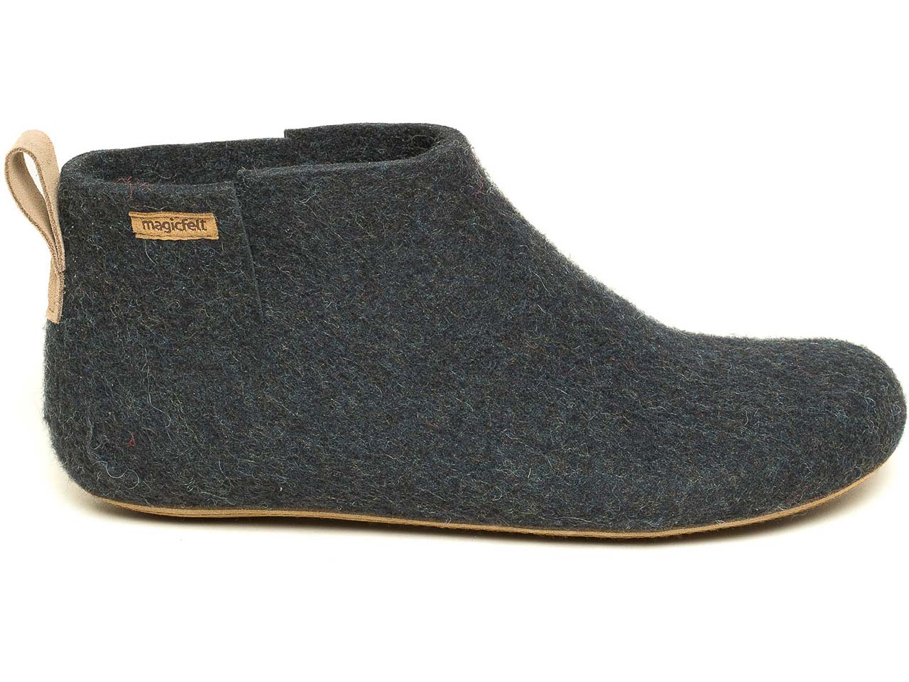 Magicfelt Hausschuhe "743" graphit, Gr. 39