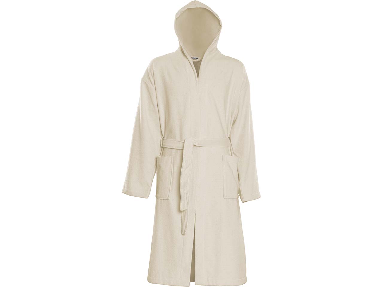 Living Crafts Bio-Bademantel "ORLANDO" natural, Gr. L/XL