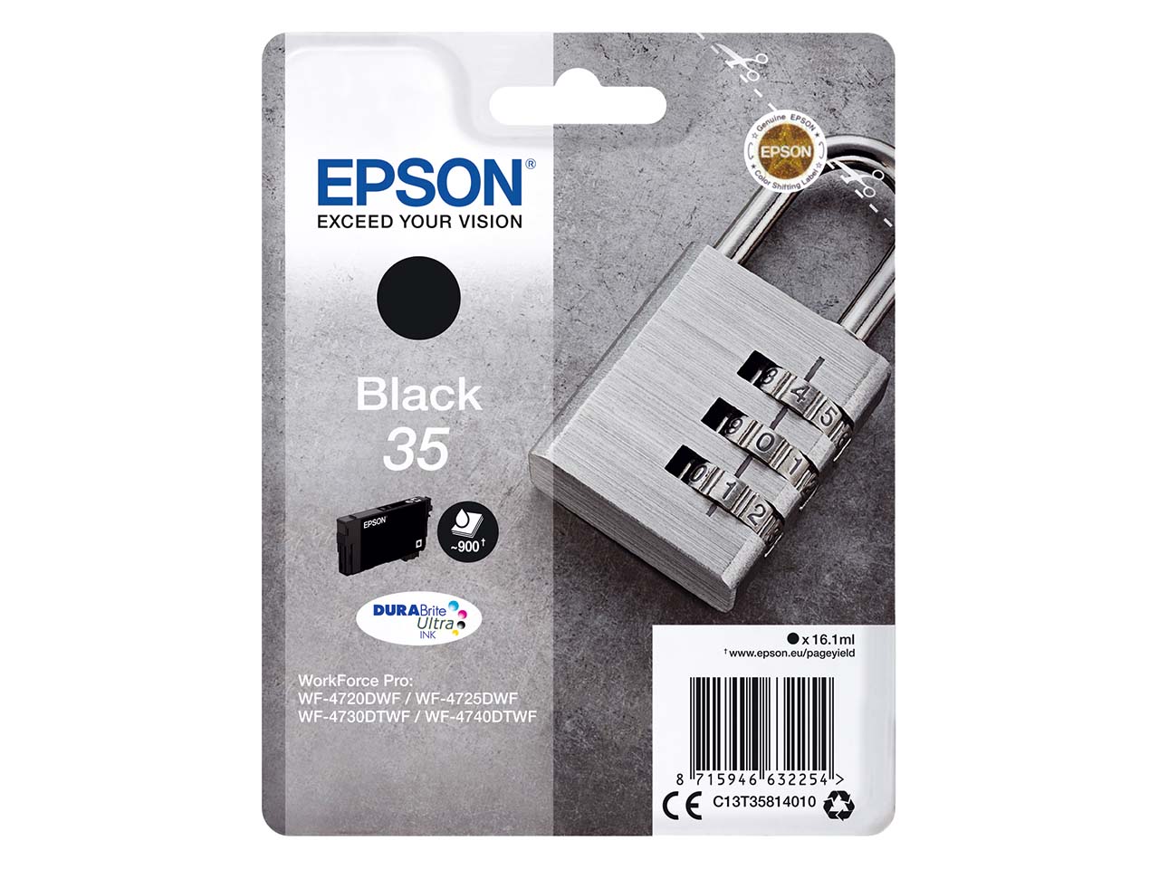 Epson Tintenpatrone T3581/ 35 schwarz