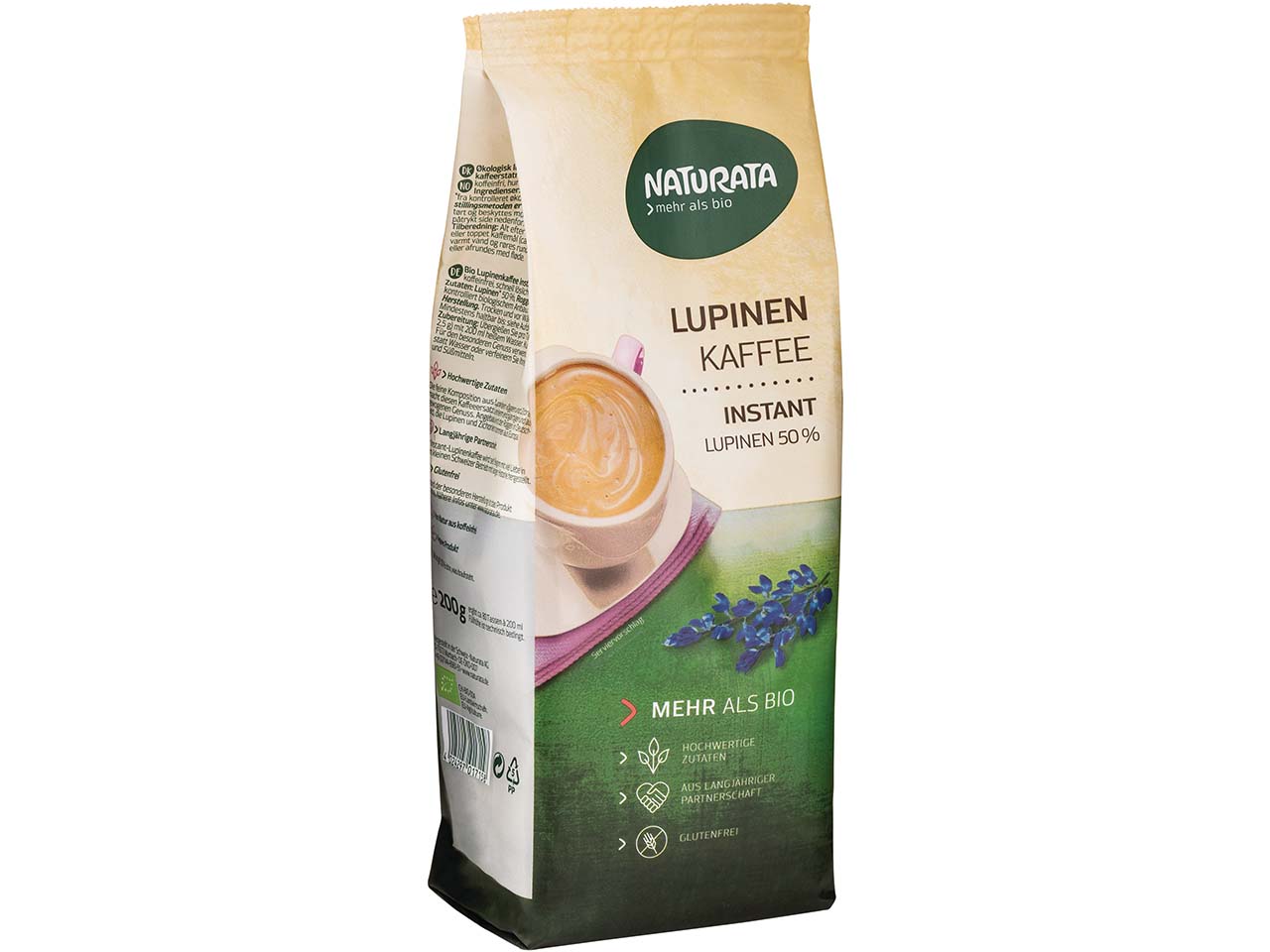 NATURATA Bio-Lupinenkaffee, instant, 200 g NATURATA Bio-Lupinenkaffee, instant, 200 g
