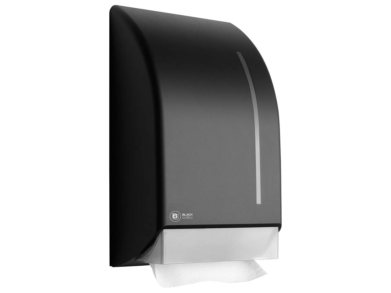 BlackSatino Papierhandtuchspender 'PT30' matt schwarz