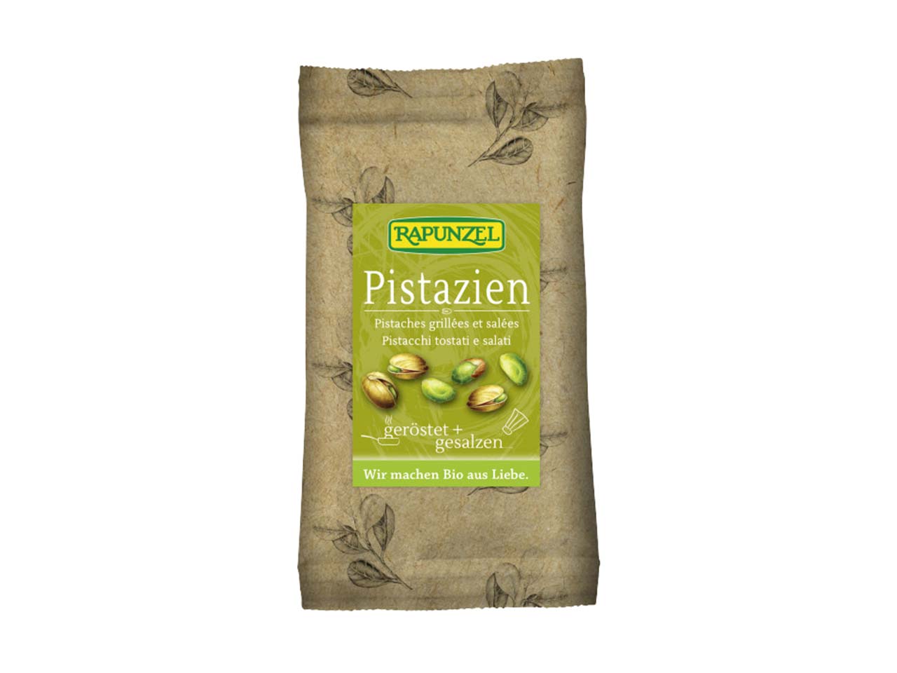 RAPUNZEL Bio-Pistazien in der Schale, geröstet und gesalzen, 175 g