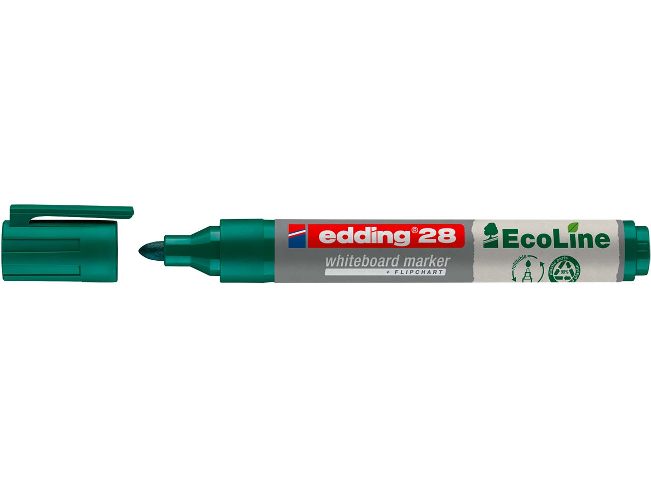 edding Whiteboardmarker "28 EcoLine" grün