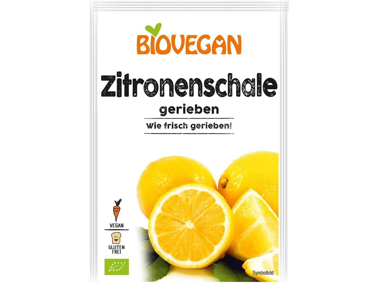 BIOVEGAN Bio-Zitronenschale gerieben, 9 g