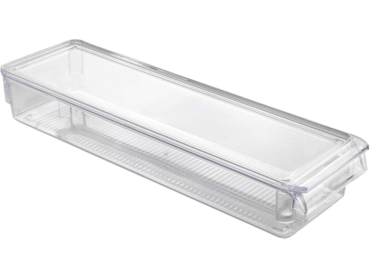 Metaltex Kühlschrank Organizer "Frigo", klein mit Deckel, 10 x 37 x 5 cm