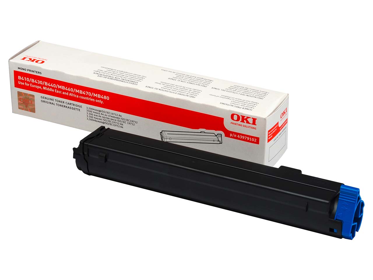 Oki Toner 43979102 schwarz