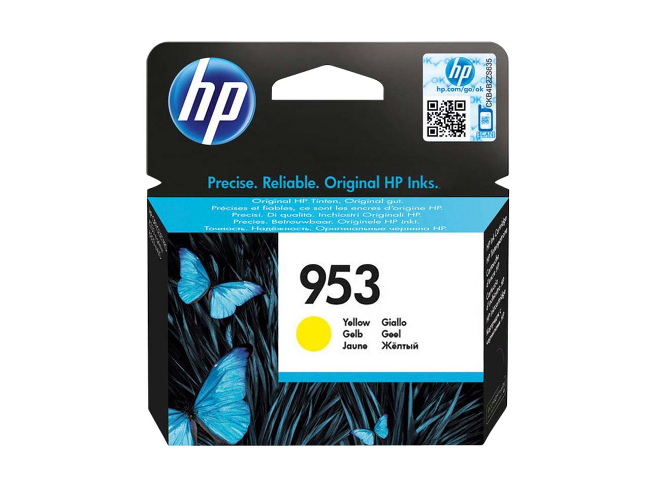 hp Tintenpatrone F6U14AE, Nr. 953 gelb