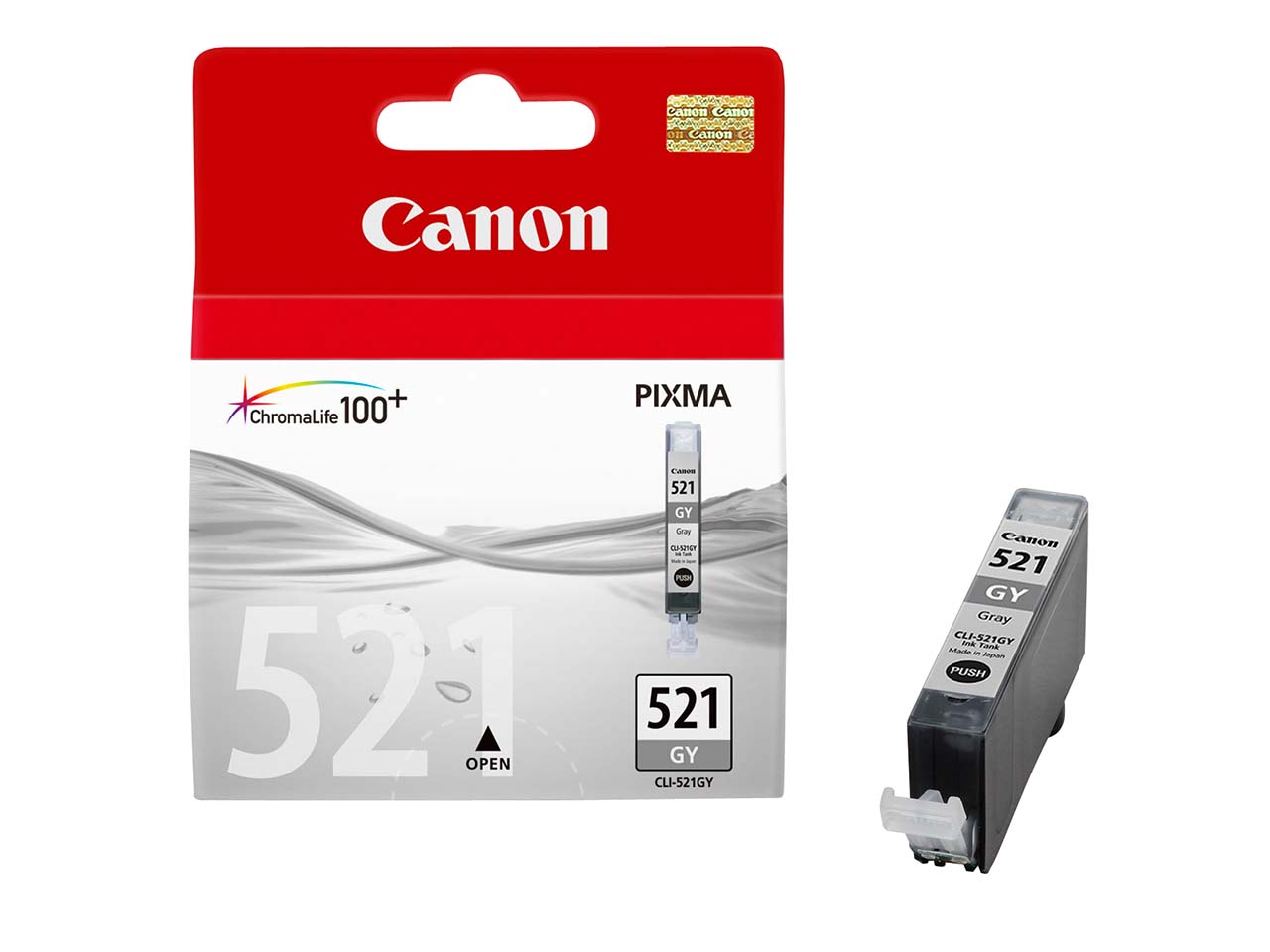Canon Tintenpatrone CLI-521GY grau