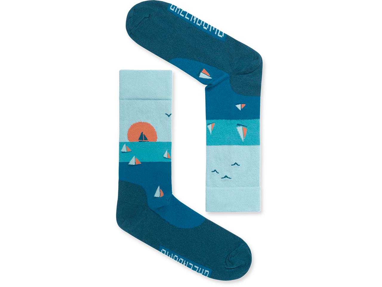 GREENBOMB Bio-Socken 'Sailing Regatta', mix, Gr. 37/40