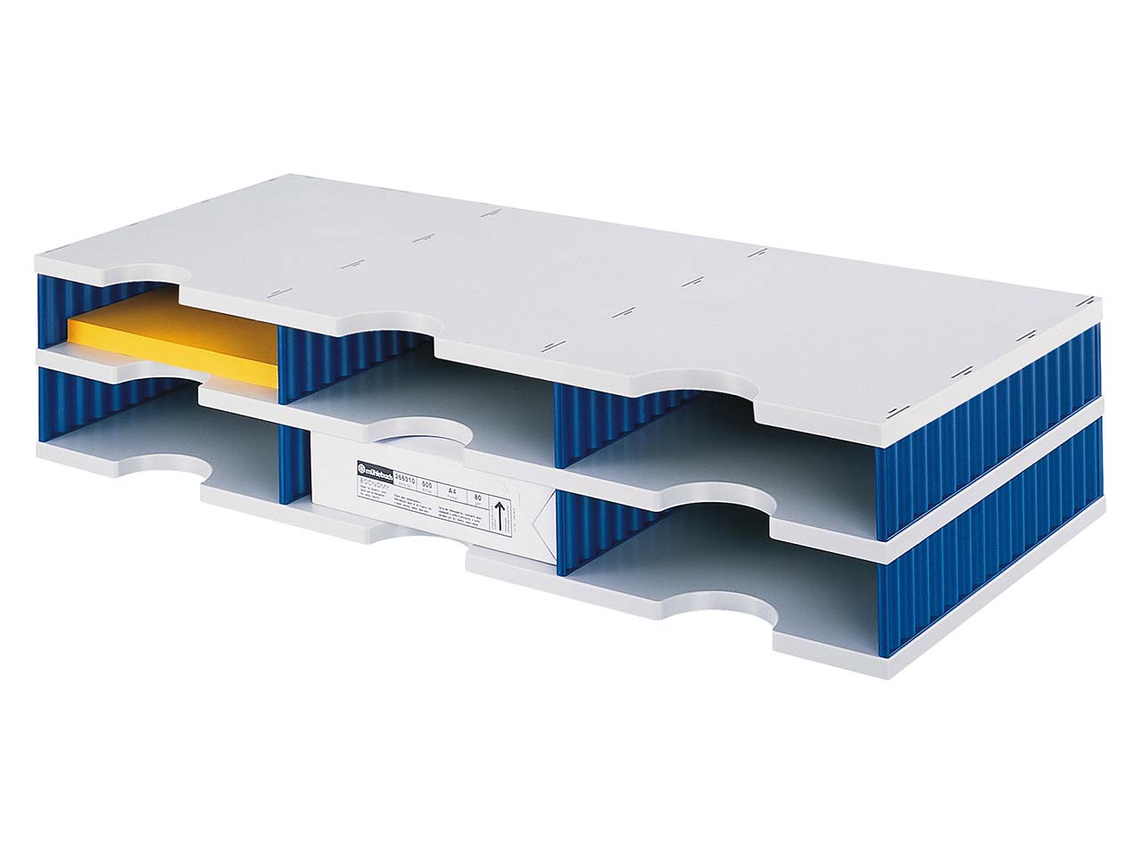 styrodoc Grundeinheit 3er blau 6 Fächer