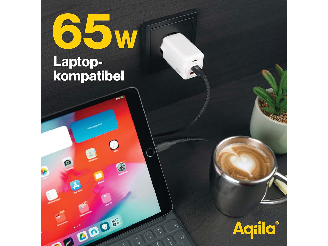 Aqiila USB Ladegerät und Ladeadapter "Chargebird W3"