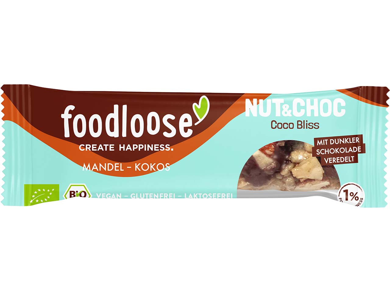 foodloose Bio-Nussriegel, Nut&Choc "Coco Bliss", 30 g