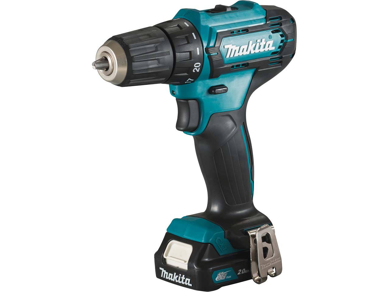 Makita Akku-Bohrschrauber "DF333DSAE" 12V/2Ah 2 Akkus + Ladegerät