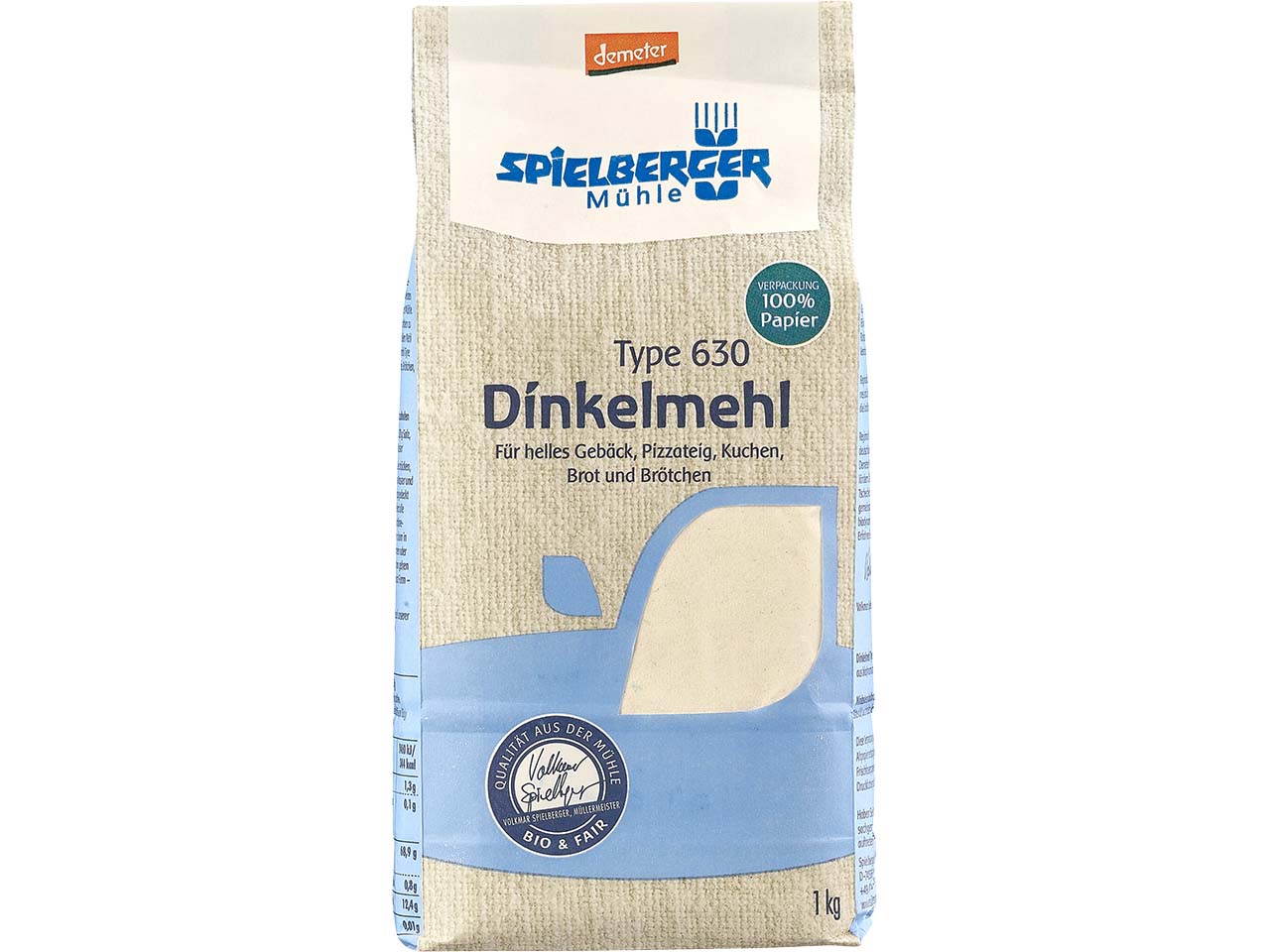 Spielberger Mühle Bio-Dinkelmehl Type 630, 1 kg