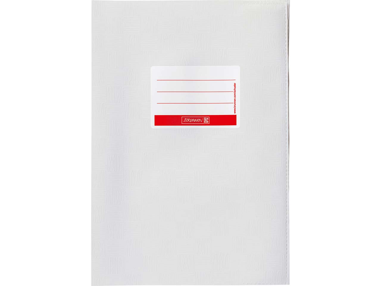 BRUNNEN Heftumschlag aus Polypropylen DIN A4, weiß