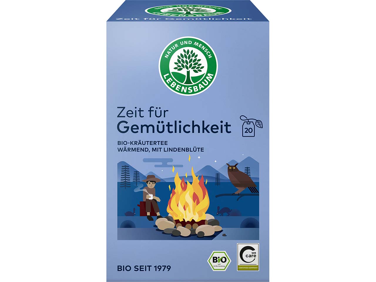 LEBENSBAUM Bio-Kräutertee 'Linde & Lagerfeuer', 20 x 1,5 g