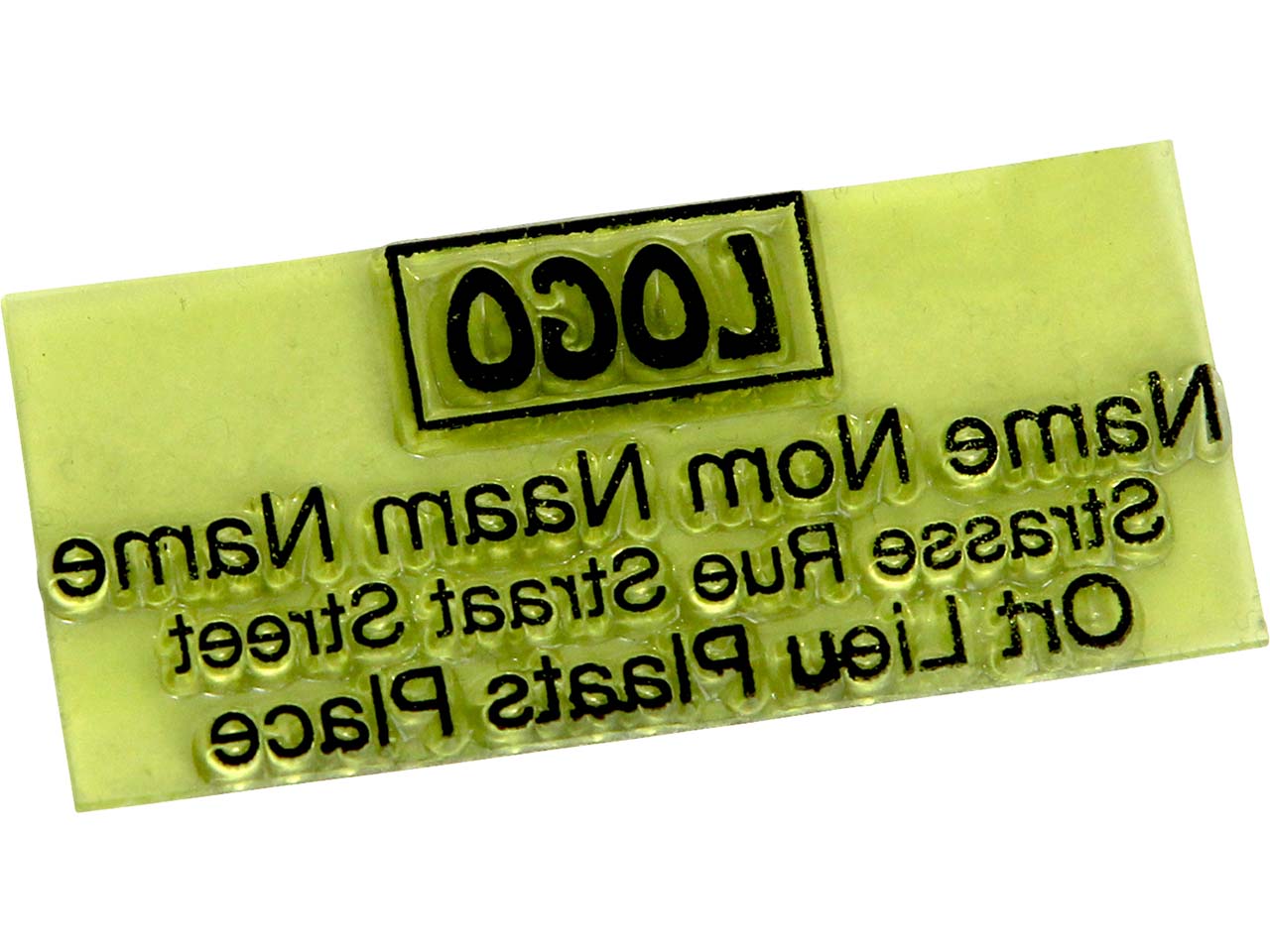 Colop Ersatztextplatte P40 6-zeilig mit Logo