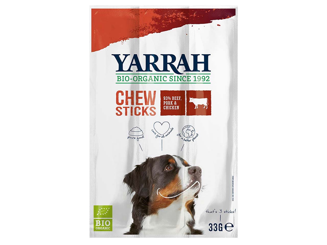 YARRAH Bio-Hunde-Kausticks, 33 g
