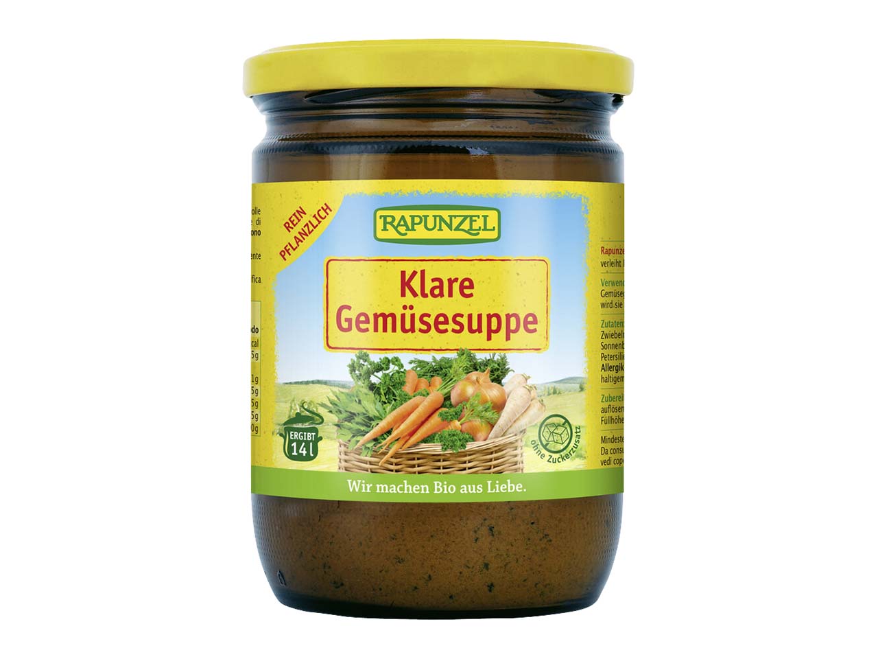 RAPUNZEL Klare Bio-Gemüsesuppe, mit Bio-Hefe, 250 g