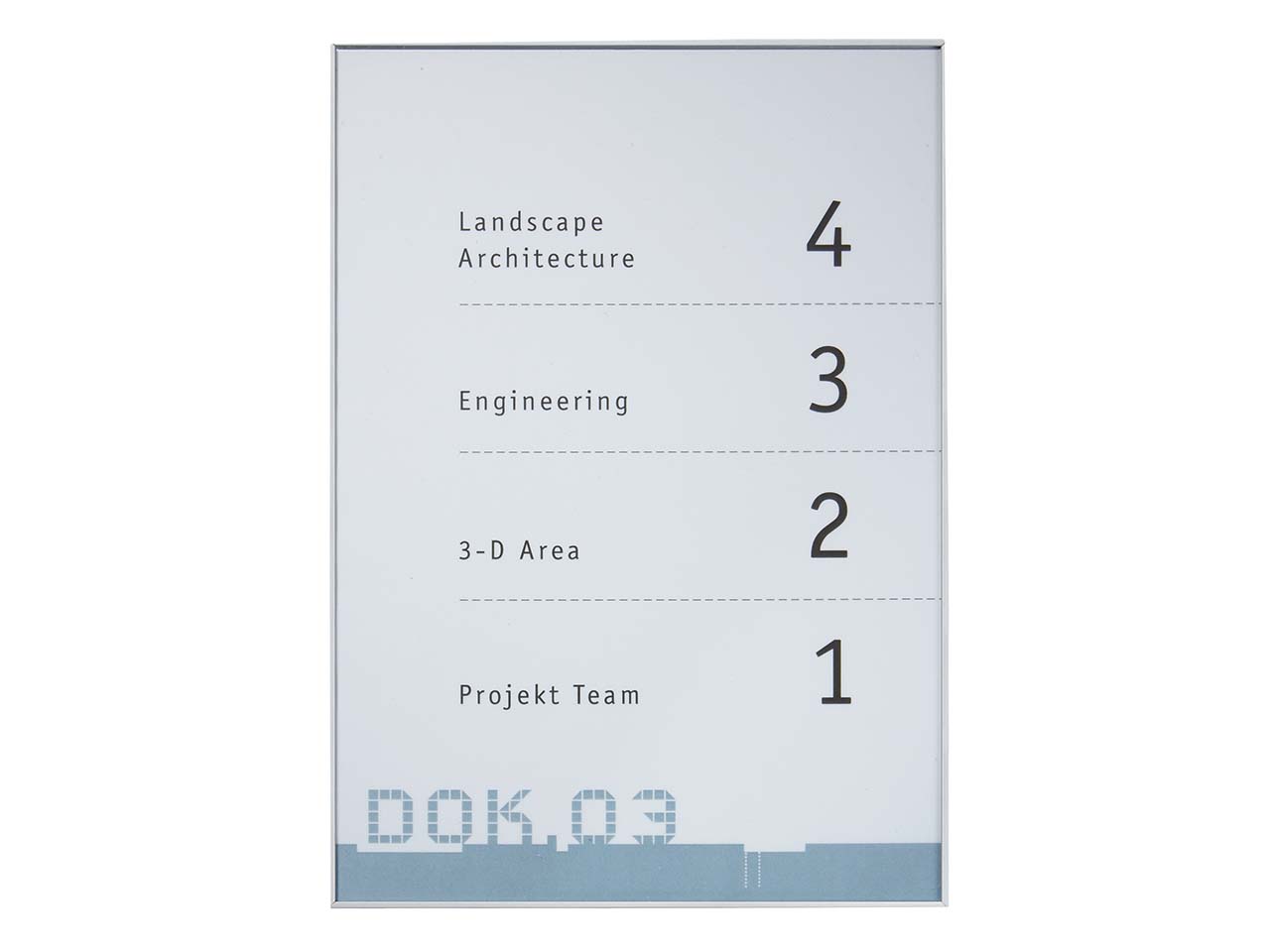 SignSystems Türschild "NewAge" 15,1 x 21,3 cm