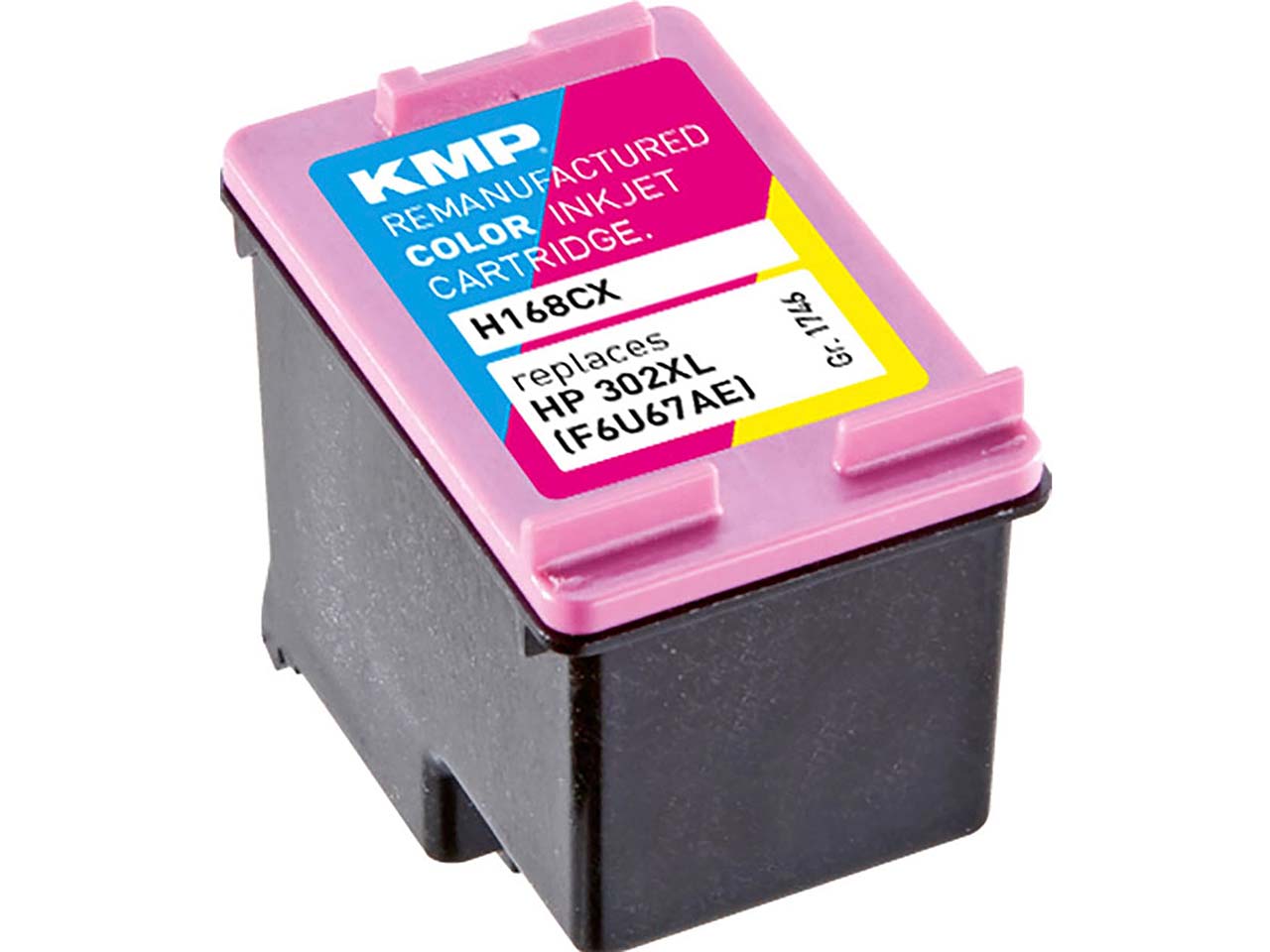 KMP Tintenpatrone ersetzt HP Nr. 302XLC color