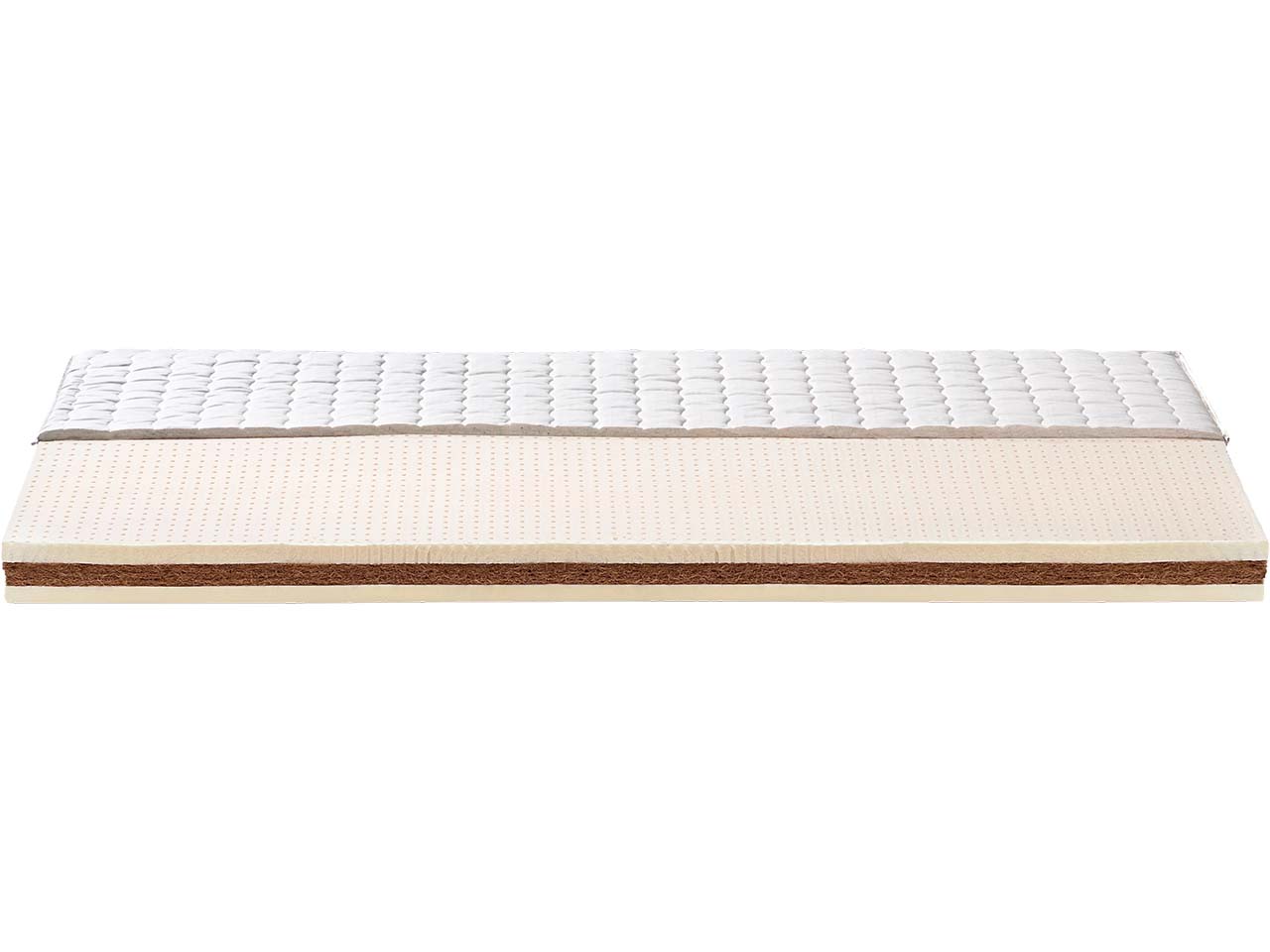 Lonsberg Jugendmatratze aus Naturlatex/Kokos, Lyocell versteppt, 140 x 200 cm
