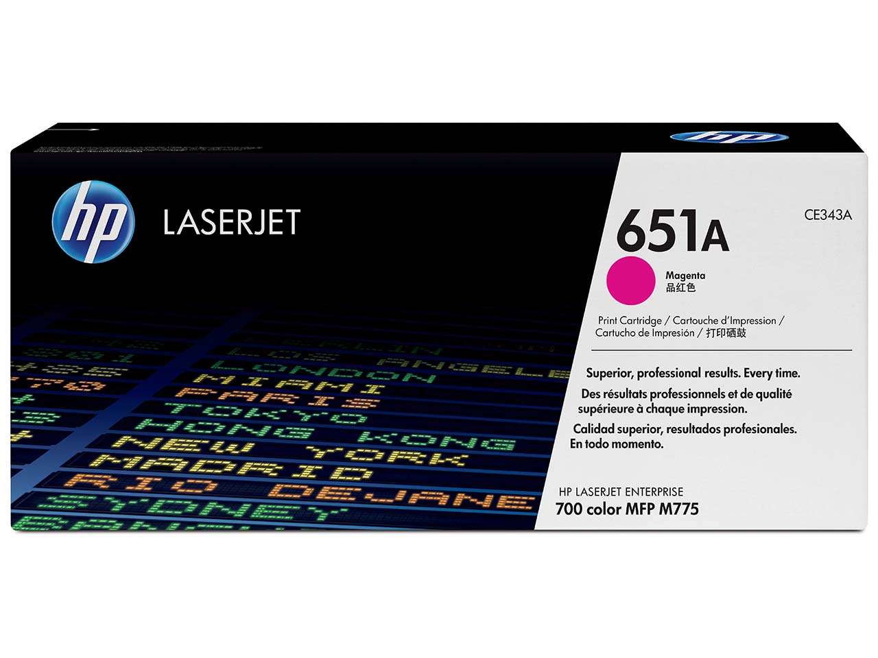 hp Druckkassette CE343A, Nr. 651A magenta