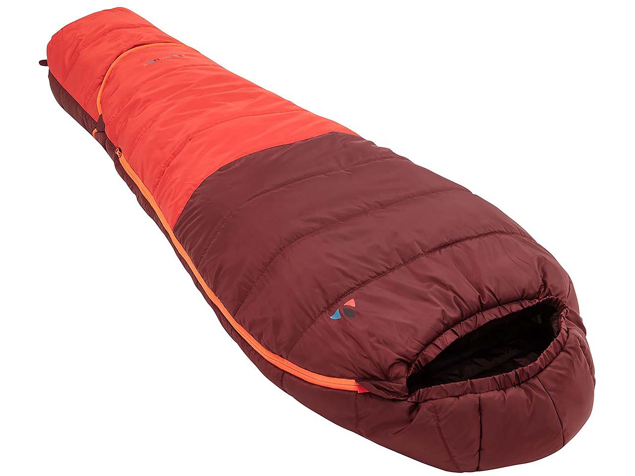 VAUDE Schlafsack 'Alpli Adjust 400 II SYN' für Kinder, dark cherry