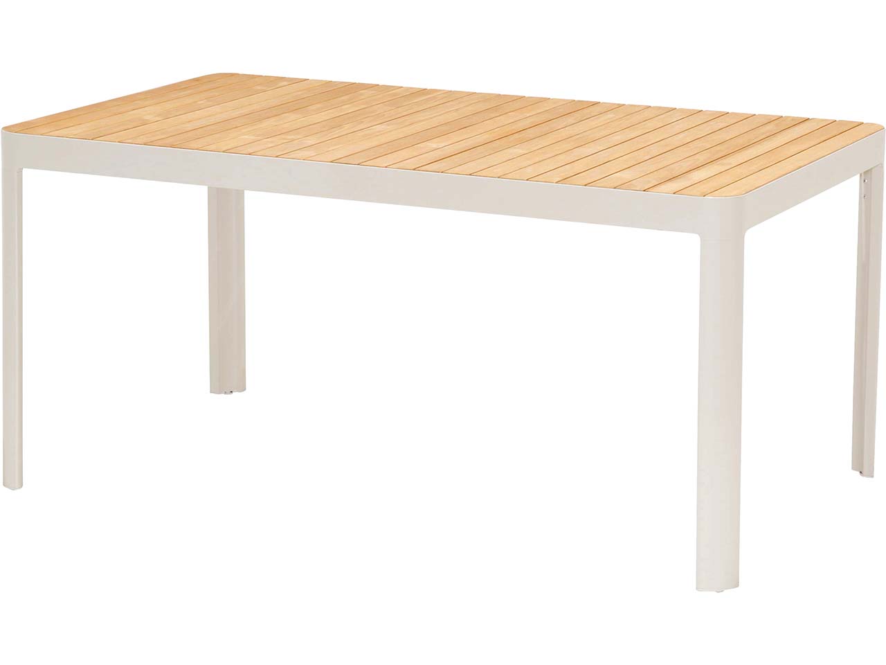 Gartentisch "Portals" 161 x 95 cm, ecru