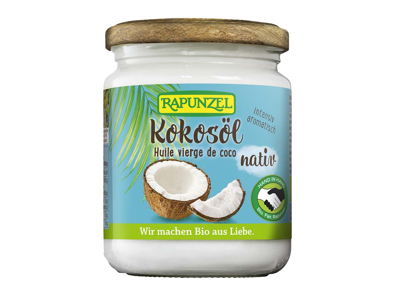 RAPUNZEL Bio-Kokosöl, nativ, 216 ml