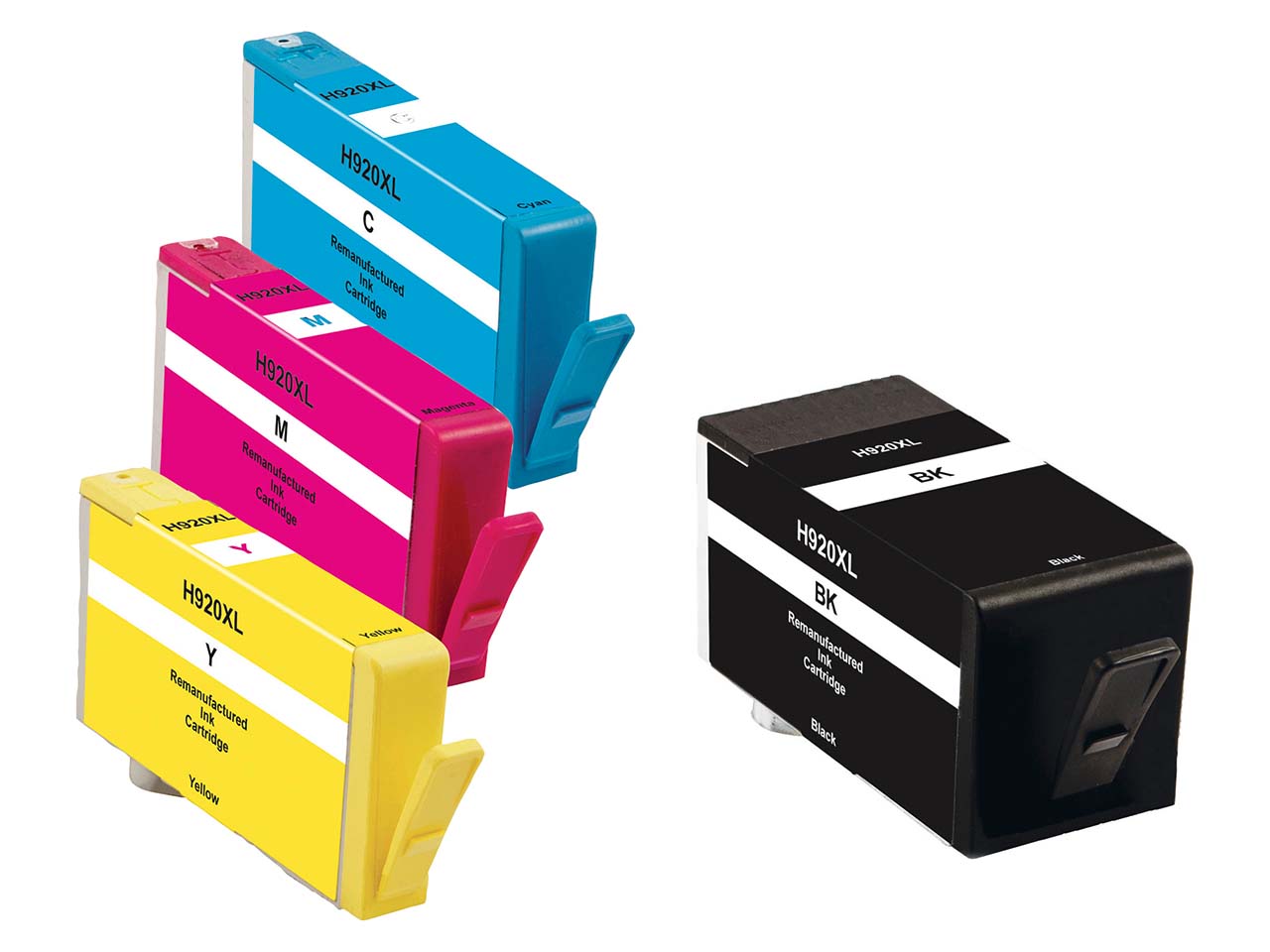 memo Tintenpatronen ersetzt HP C2N92AE, Nr. 920XL schwarz, cyan, magenta, gelb, 4er-Set