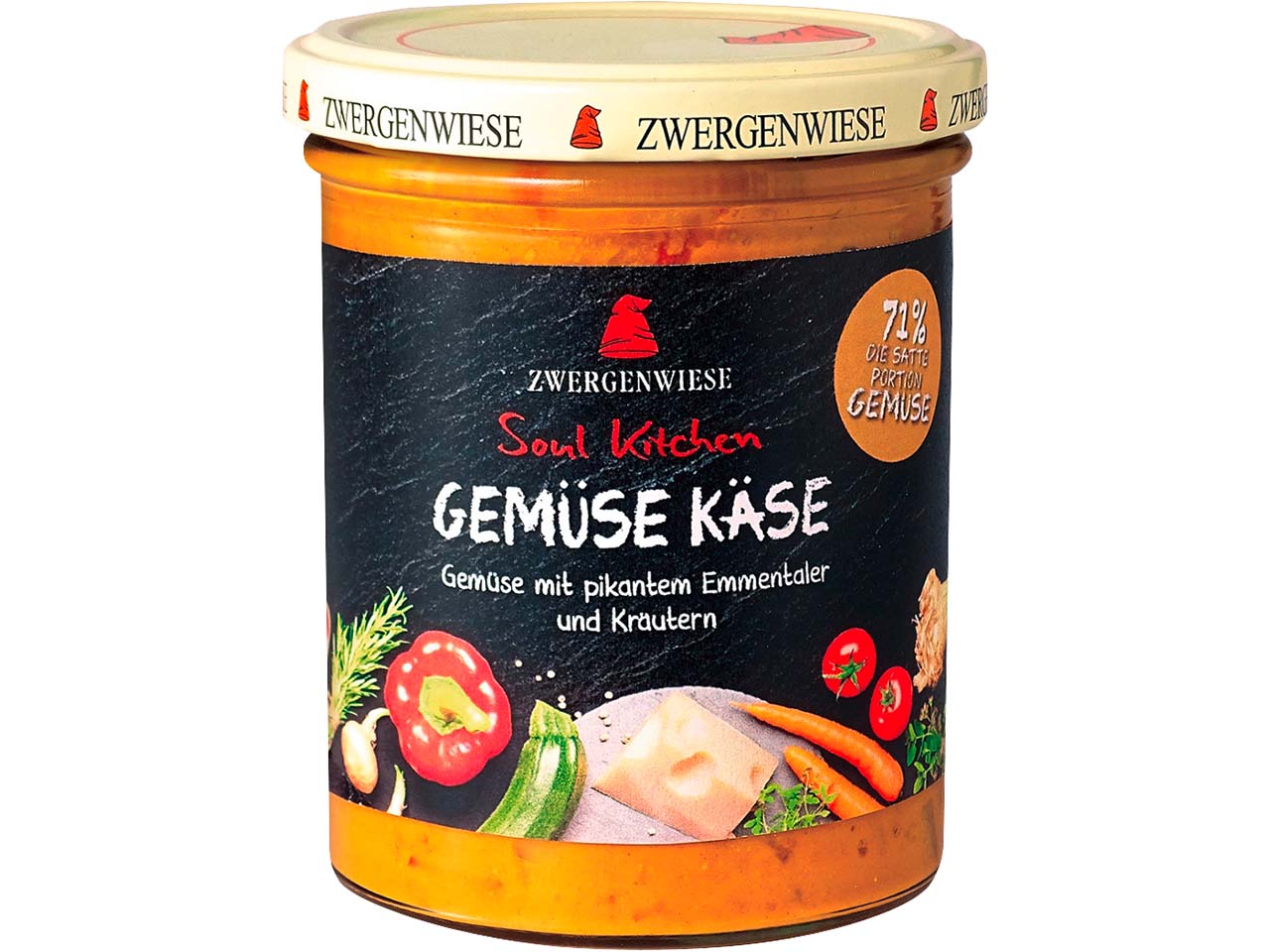 Zwergenwiese Soul Kitchen 'Gemüse Käse', 370 g