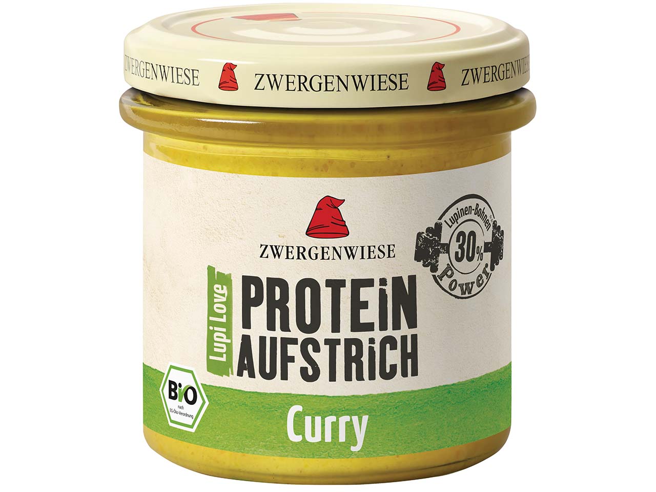 Zwergenwiese Bio-Brotaufstrich "LupiLove Protein Curry", 135 g