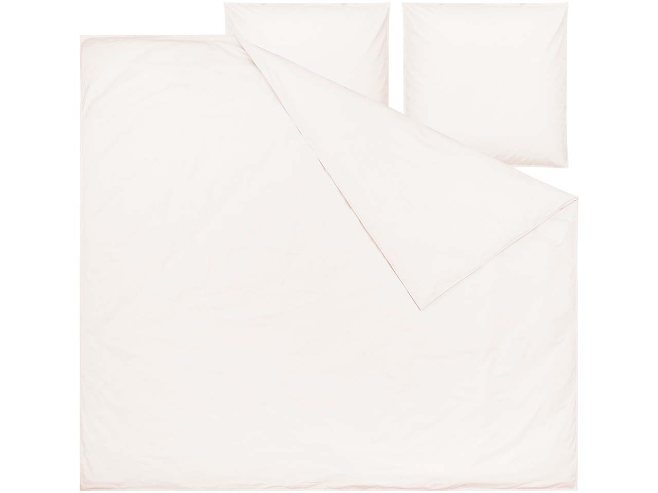 MELA Bio-Bettwäsche 'BHANU' aus Perkal, 3-tlg., 240 x 220/80 x 80 cm, naturweiß