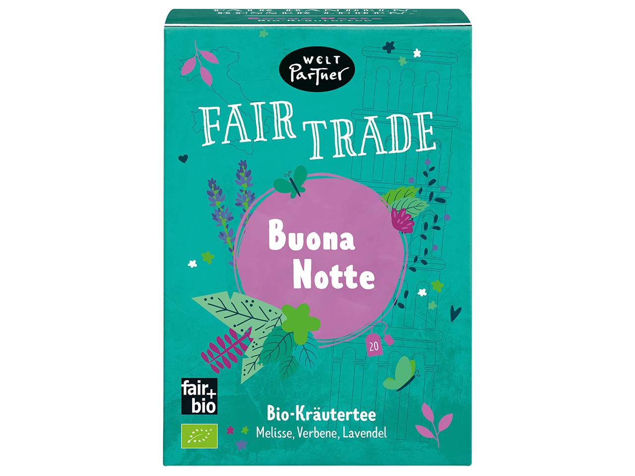 WeltPartner Bio-Kräutertee 'Buona Notte', 20 Stk.